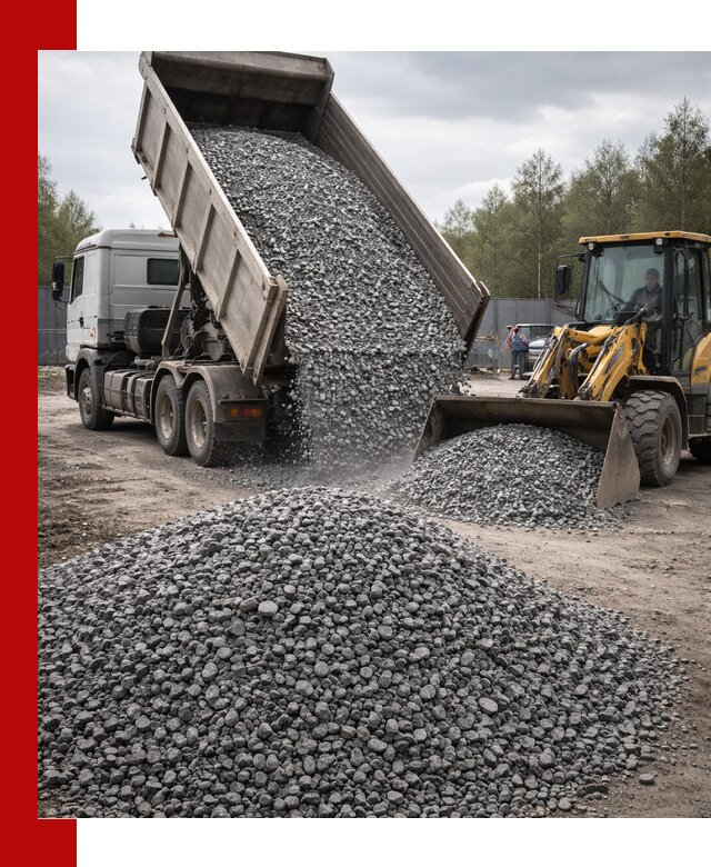 Доставка и продажа щебня гранитного в Новокуйбышевске
