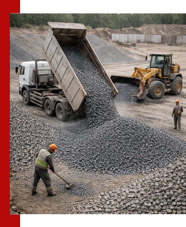 Щебень габбро-диабаз фр. 5-20 с доставкой в Новокуйбышевске