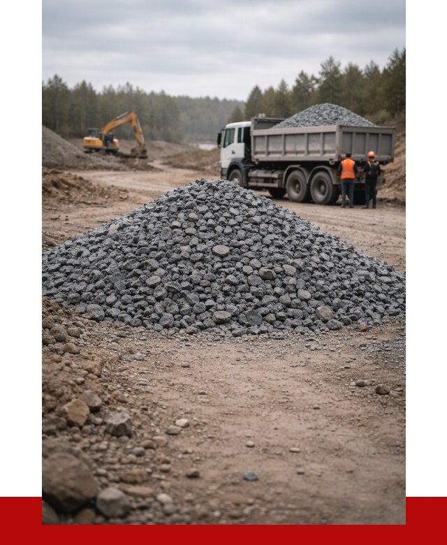 Щебень габбро диабаз фракция 40-70 в Новокуйбышевске от 2253 р-ПРОНЕРУДНвб