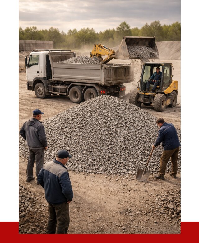 Гравийный щебень фракция 5-20 в Новокуйбышевске от 2458 р. ПРОНЕРУДНвб