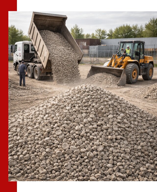 Доломитовый щебень фракции 20–41 с доставкой в Новокуйбышевске