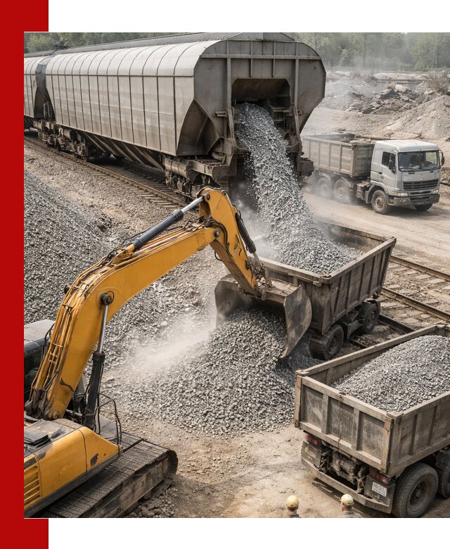 Доставка железнодорожного щебня в Новокуйбышевске крупными партиями быстрого отгруза