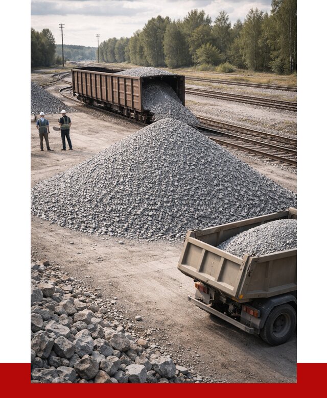 Железнодорожный щебень 20-60 в Новокуйбышевске от 1741 р. | ПРОНЕРУДНвб
