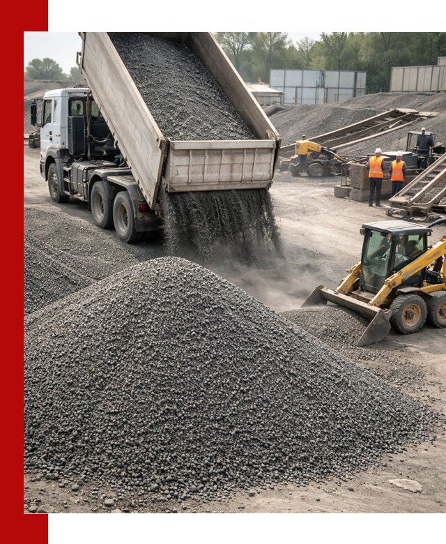 Вторичный щебень фракция 0–5 с доставкой в Новокуйбышевске