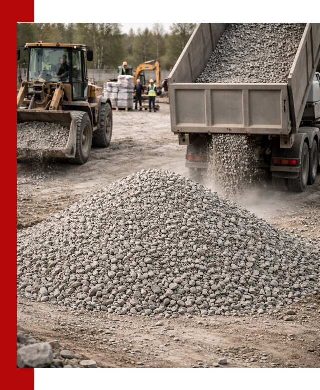 Вторичный щебень фракции 5-20 в Новокуйбышевске — доставка и продажа крупнотоннажно