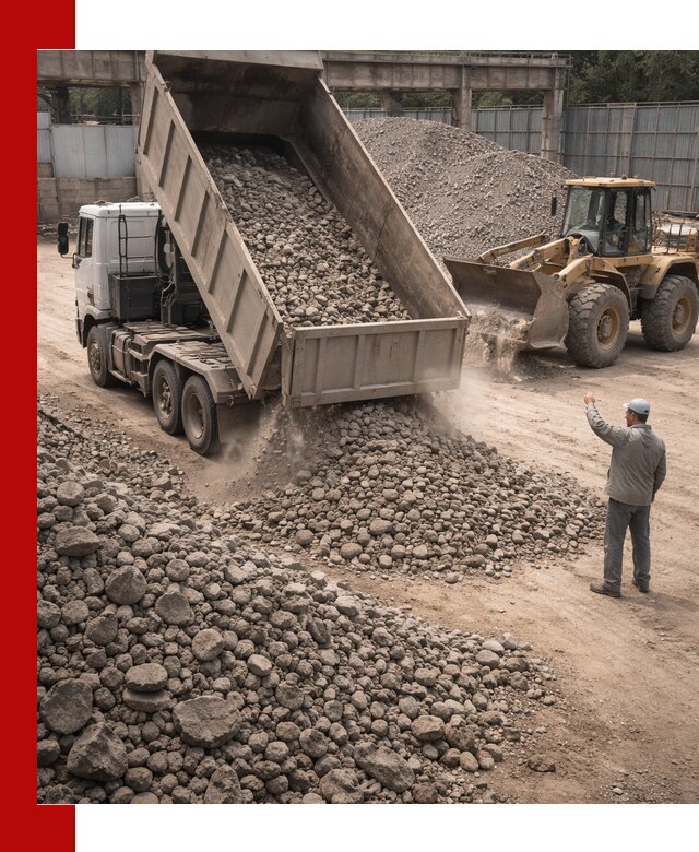 Вторичный щебень фракция 20-40 с доставкой в Новокуйбышевске