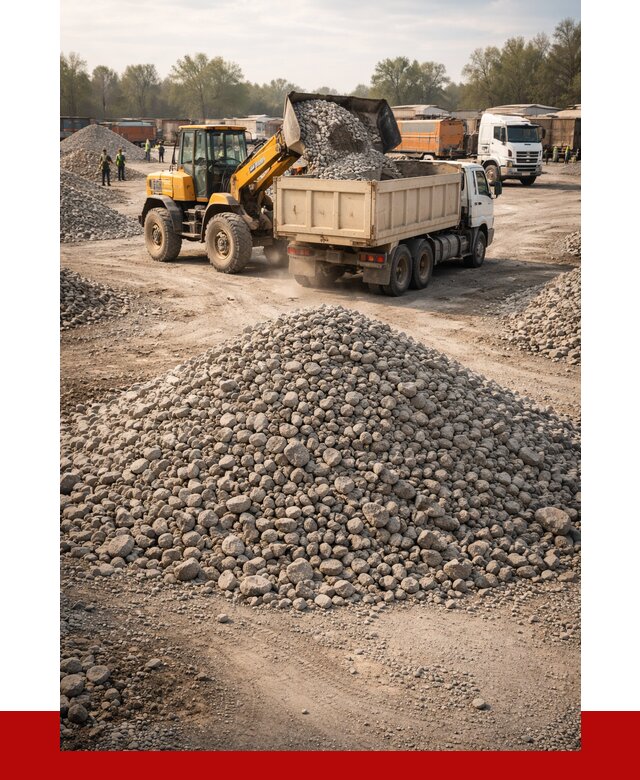 Вторичный щебень фракция 40-70 в Новокуйбышевске от 1782 р, ПРОНЕРУДНвб