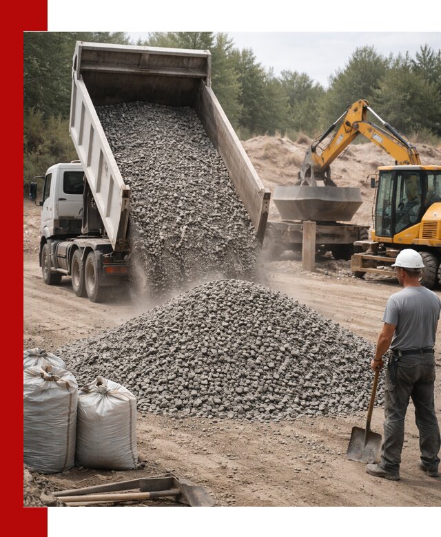 Доставка и продажа бетонного щебня в Новокуйбышевске