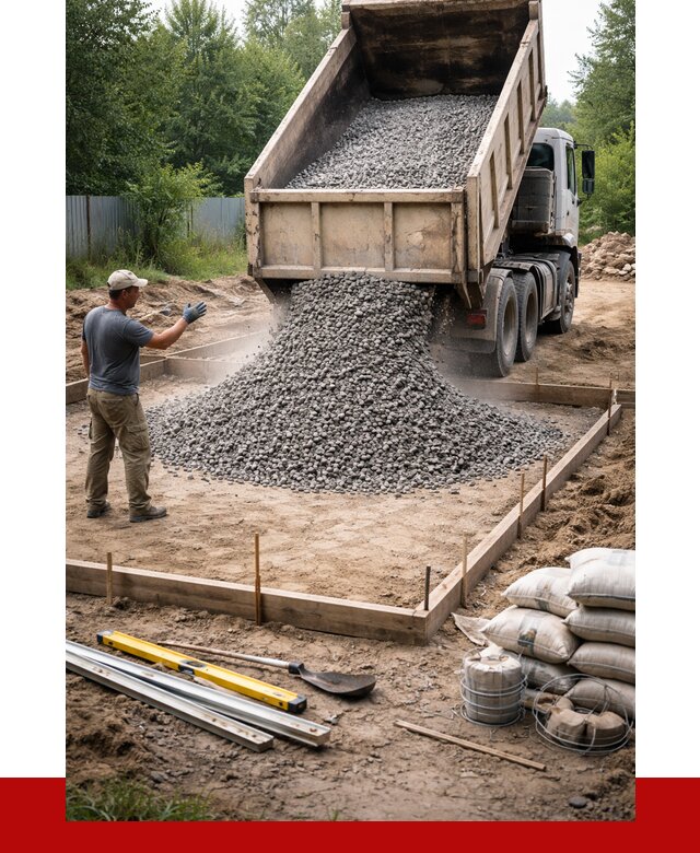 Купить щебень для фундамента в Новокуйбышевске от 4609 р. | ПРОНЕРУДНвб