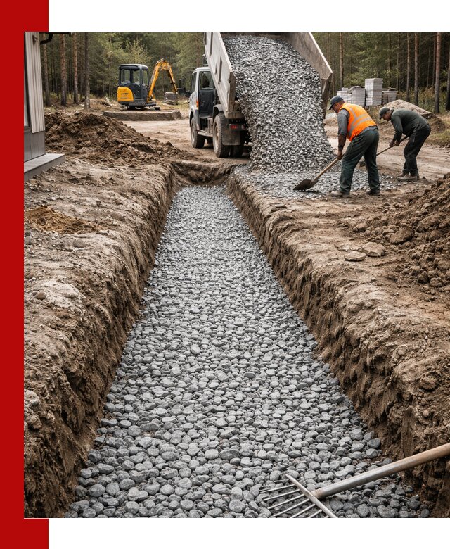 Щебень для дренажа с доставкой в Новокуйбышевске высокого качества