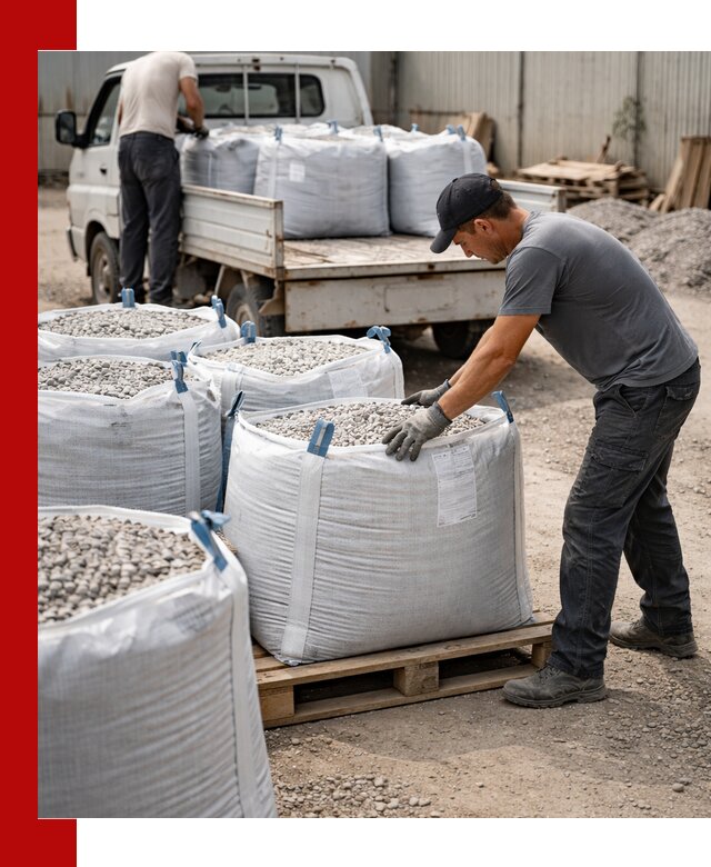 Доставка щебня в мешках по выгодным ценам в Новокуйбышевске