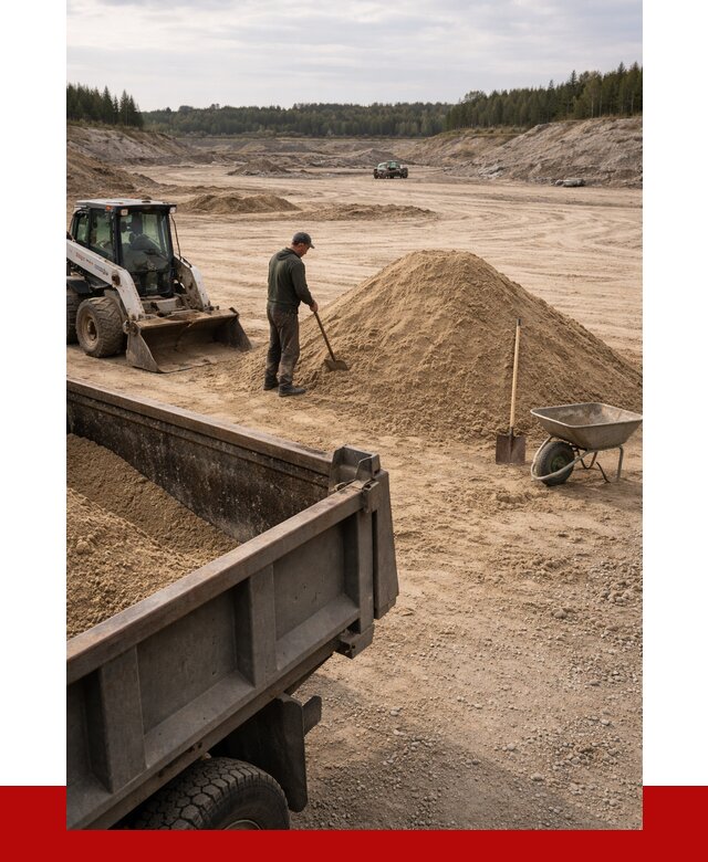 Карьерный песок среднезернистый в Новокуйбышевске, от 2253 р. ПРОНЕРУДНвб