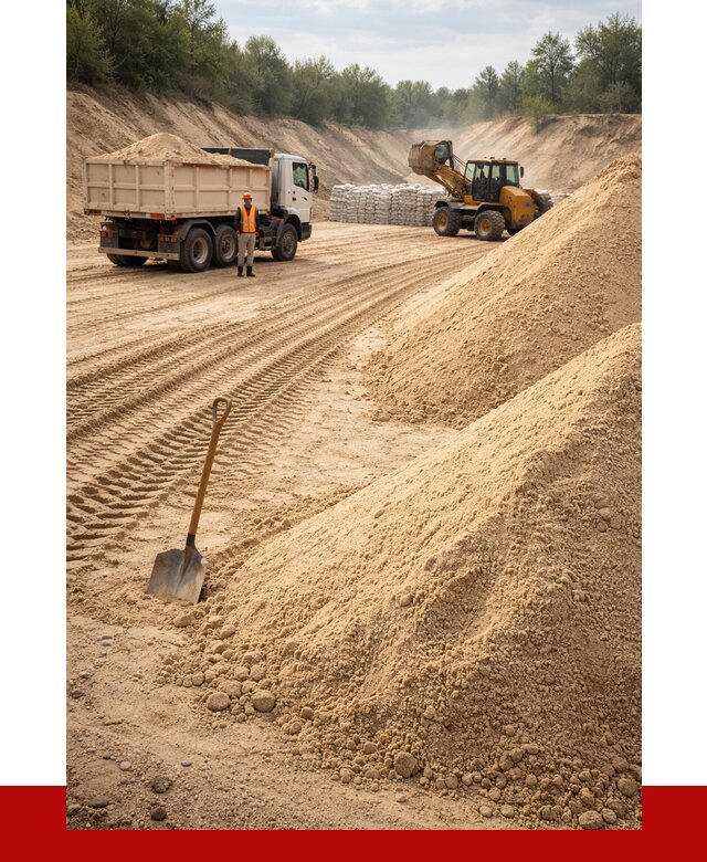 Карьерный песок мелкозернистый в Новокуйбышевске от 9218 р. | ПРОНЕРУДНвб