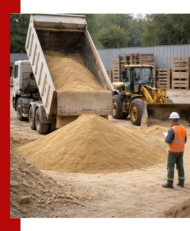 Доставка карьерного мелкозернистого песка в Новокуйбышевске