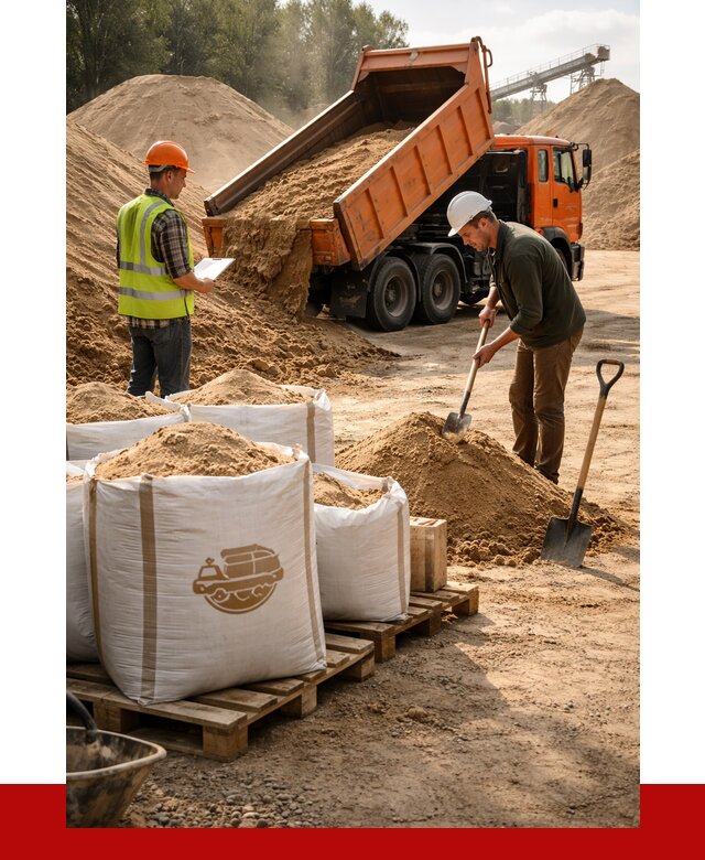 Строительный песок в Новокуйбышевске от 2253 р. с доставкой, ПРОНЕРУДНвб