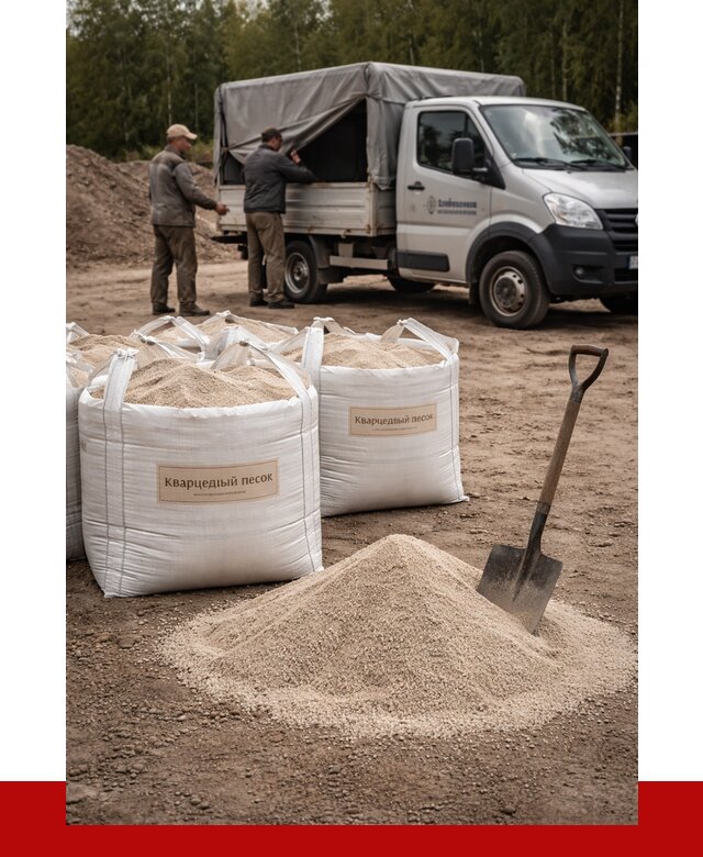 Кварцевый песок для пескоструя в Новокуйбышевске от 4609 р. | ПРОНЕРУДНвб