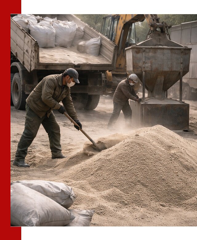 Кварцевый песок для пескоструя в Новокуйбышевске — доставка и качество