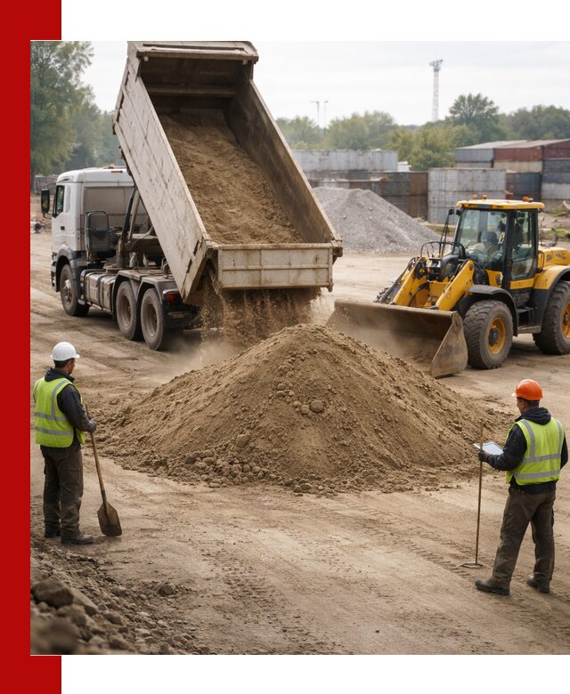 Доставка и продажа пескогрунта оптом и в розницу в Новокуйбышевске