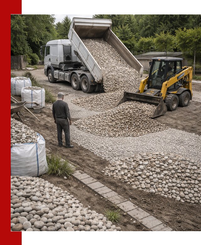 Доставка морской гальки оптом и в розницу в Новокуйбышевске