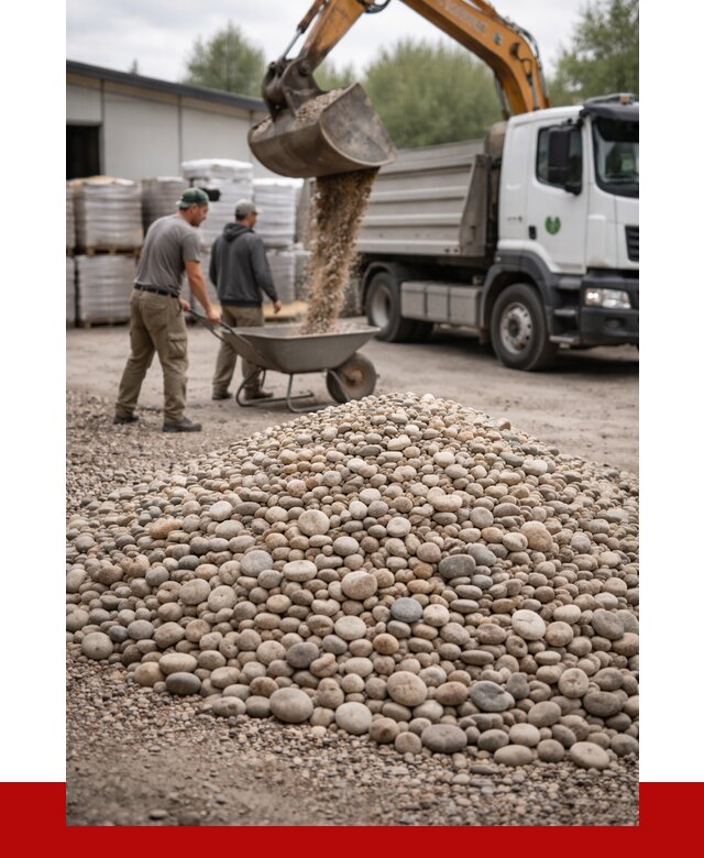 Галька декоративная в Новокуйбышевске от 3277 р. за куб | ПРОНЕРУДНвб