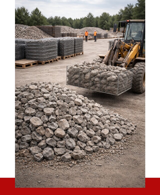 Камень для габионов фракция 70-150 в Новокуйбышевске от 4302 р. | ПРОНЕРУДНвб