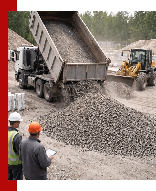 Доставка и продажа гранитного отсева 0-10 в Новокуйбышевске