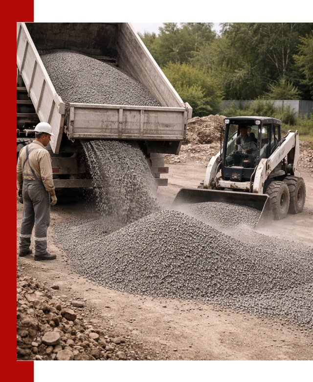 Доставка гравийного отсева 0-5 в Новокуйбышевске оптом и в розницу