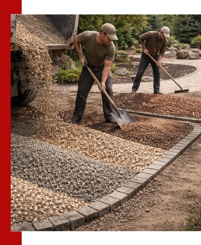 Декоративная крошка для ландшафта в Новокуйбышевске — продажа и доставка