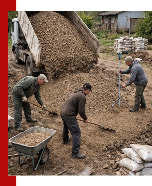 Керамзитовый песок с доставкой в Новокуйбышевске оптом и в розницу