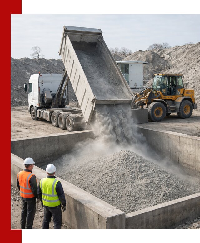 Доставка цемента навалом в Новокуйбышевске крупными партиями