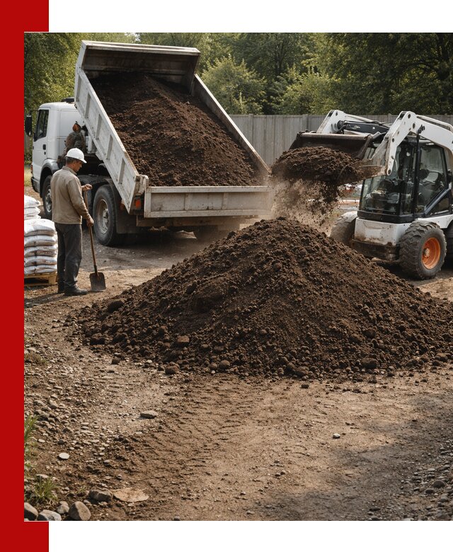 Доставка растительного грунта в Новокуйбышевске от производителя оптом и в розницу