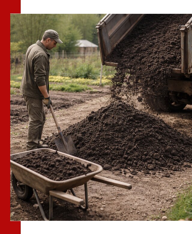 Доставка качественной земли для огорода в Новокуйбышевске