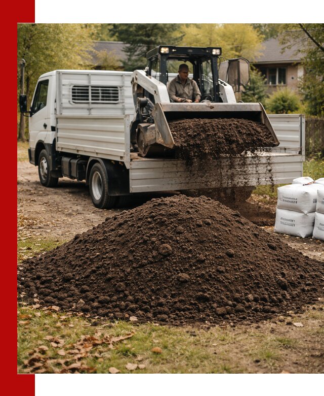 Доставка садовой земли в больших объёмах в Новокуйбышевске