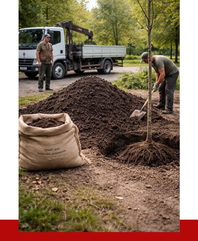 Грунт для посадки деревьев в Новокуйбышевске от 1229 р. | ПРОНЕРУДНвб