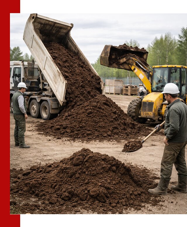 Доставка торфа оптом и в мешках в Новокуйбышевске