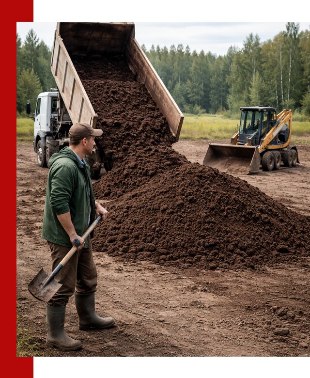 Купить верховой торф с доставкой в Новокуйбышевске для садоводства и растений