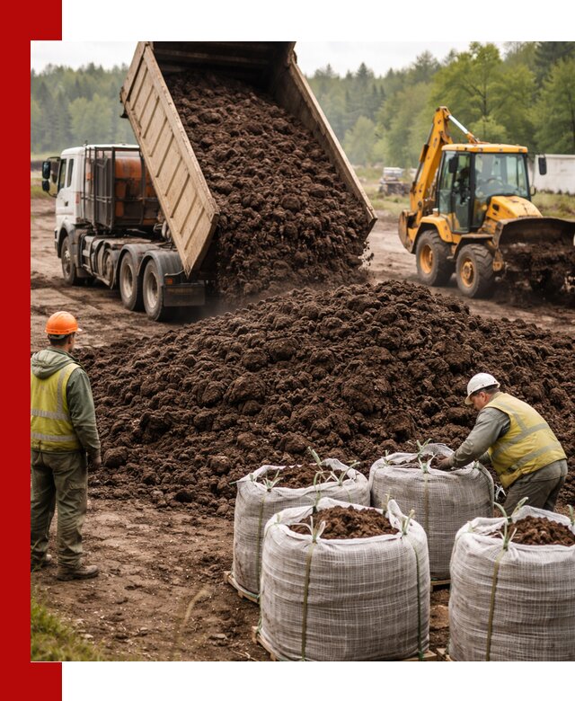 Доставка нейтрального торфа в Новокуйбышевске оптом и в розницу