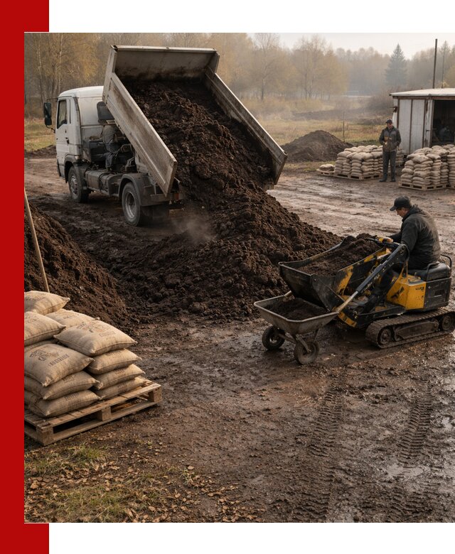 Кислый торф в доставке по выгодным ценам в Новокуйбышевске