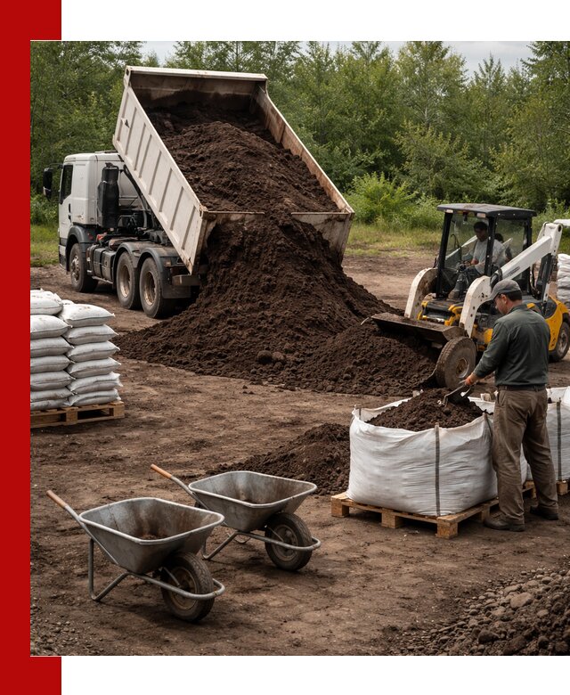 Доставка и продажа торфогрунта в Новокуйбышевске оптом и в розницу