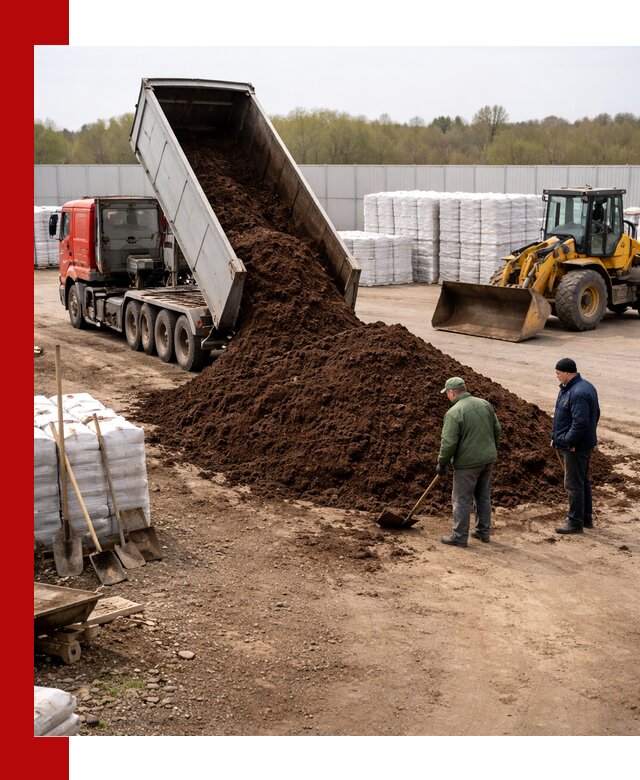 Доставка торфяных смесей оптом и в розницу в Новокуйбышевске