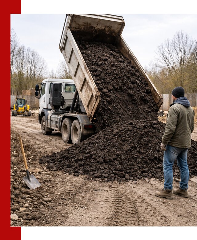 Доставка чернозема навалом в Новокуйбышевске быстро и выгодно