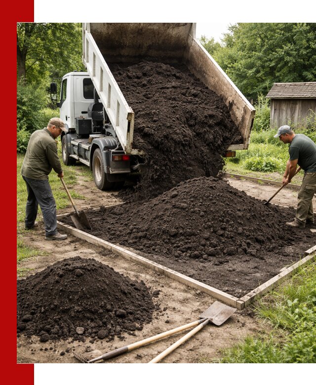 Купить чистый чернозем для огорода с доставкой в Новокуйбышевске