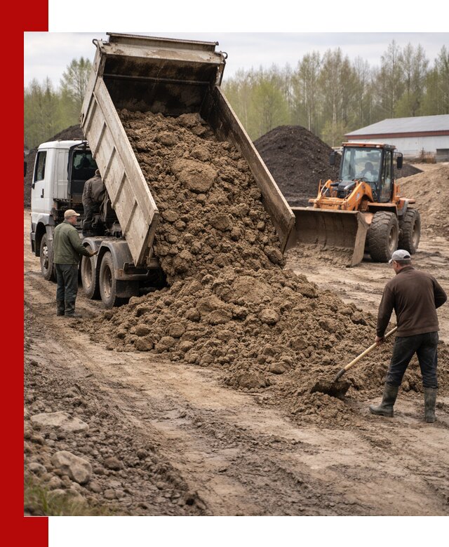 Доставка глин и суглинков в Новокуйбышевске оптом и вкрай