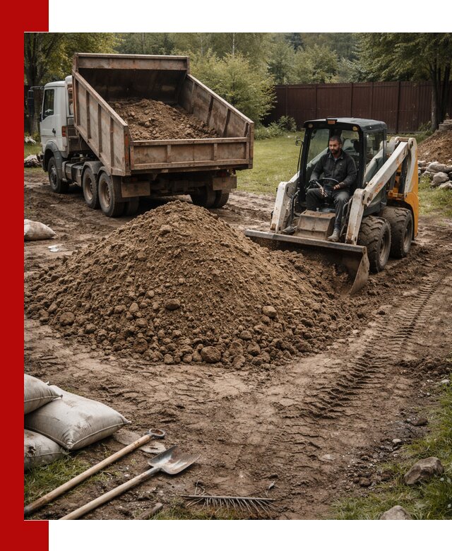 Суглинок для планировки участков в Новокуйбышевске с доставкой и выгрузкой