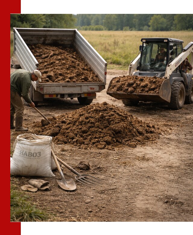Доставка конского навоза в Новокуйбышевске с разгрузкой и доставкой на объект