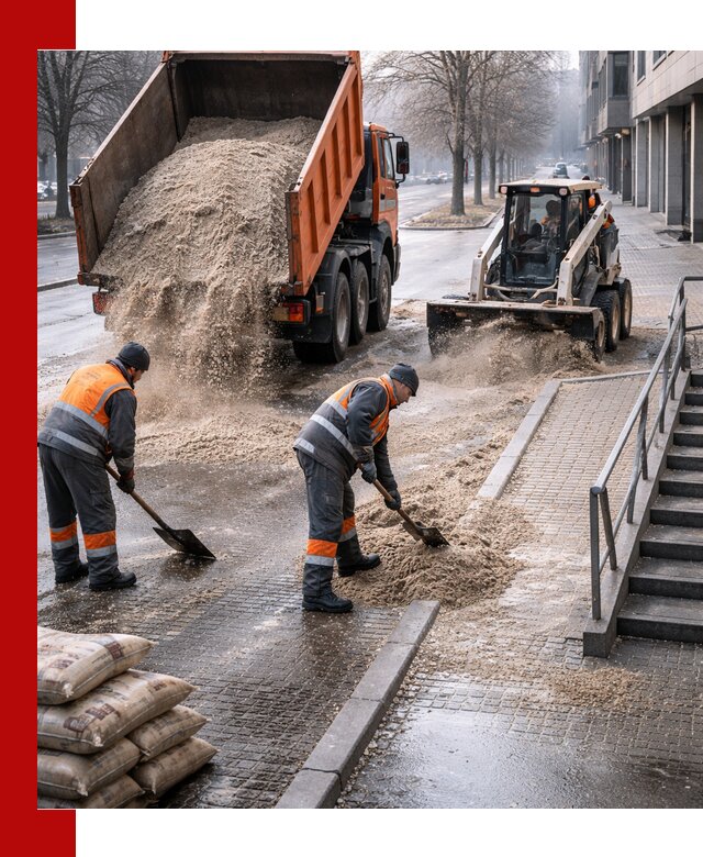 Поставка противогололедных материалов в Новокуйбышевске