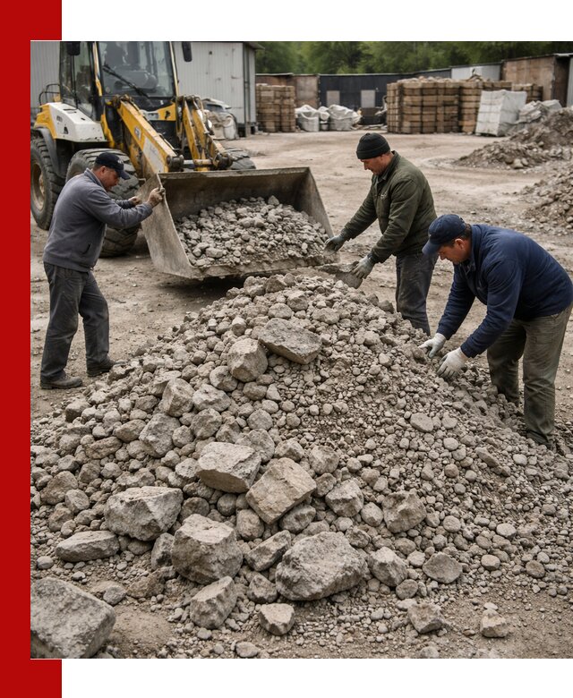 Демонтаж и вывоз бой бетона в Новокуйбышевске