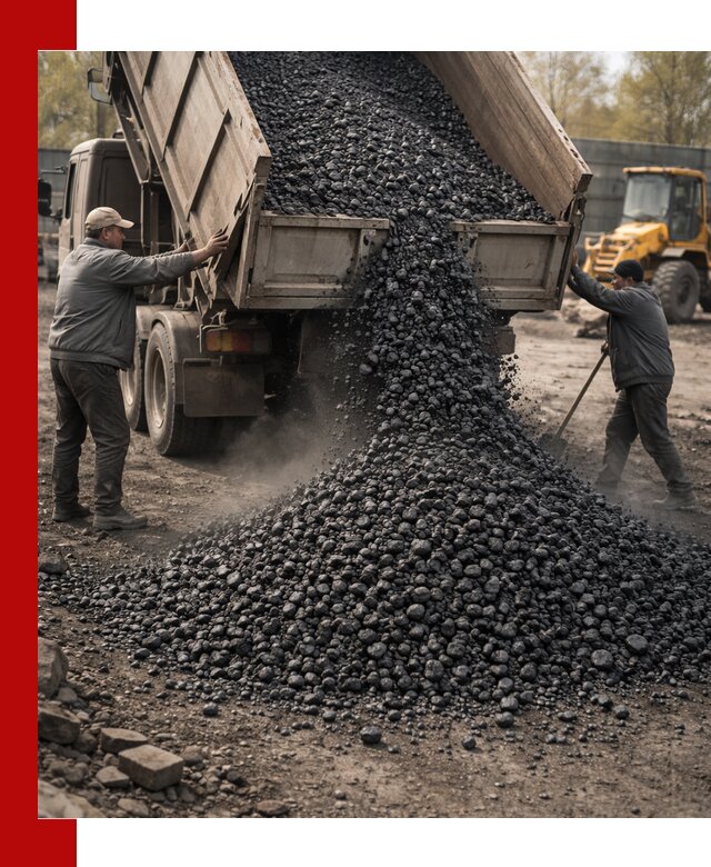 Доставка угля семечка самосвалами в Новокуйбышевске