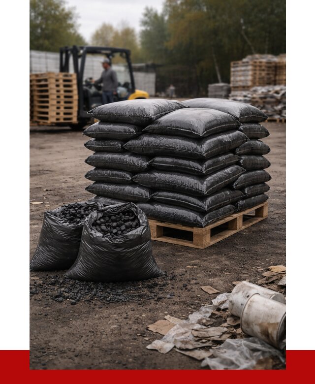 Купить уголь в мешках с доставкой в Новокуйбышевске от 7682 р. | ПРОНЕРУДНвб