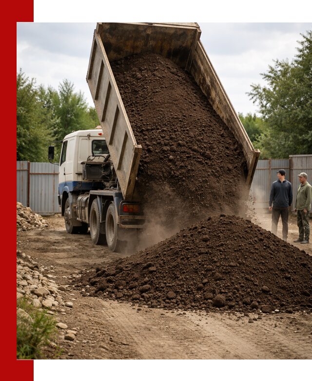 Доставка самосвалом 10 кубов в Новокуйбышевске быстро и надёжно